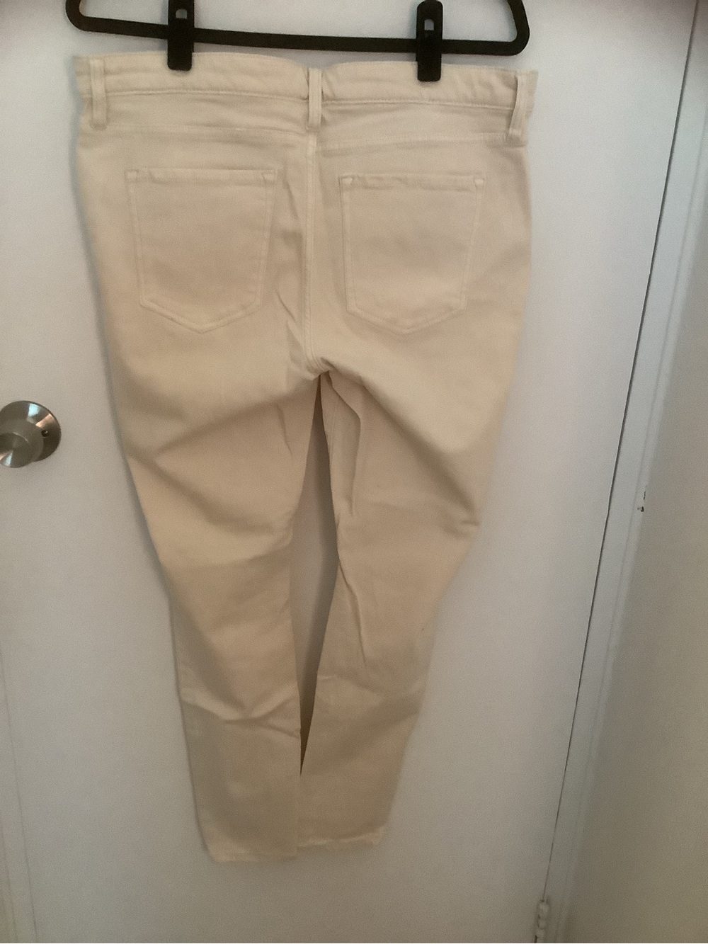 Womens Cream Slim Jeggings - Picture 2 of 2